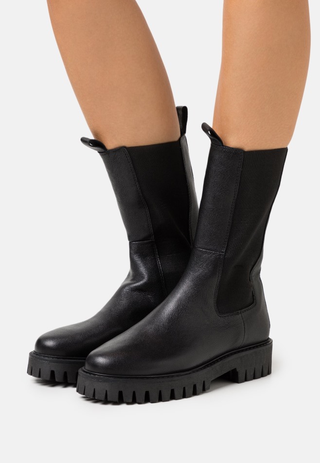 Bottes Plateformes Noires Gabor | Exclusif